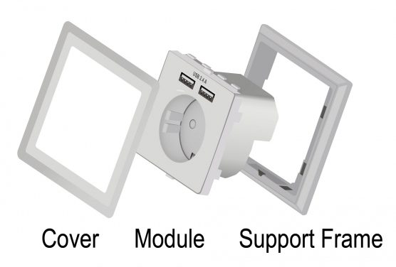DELOCK Αντάπτορας ρεύματος 11471, 2x USB, 2.4A, λευκός 3 2.4A