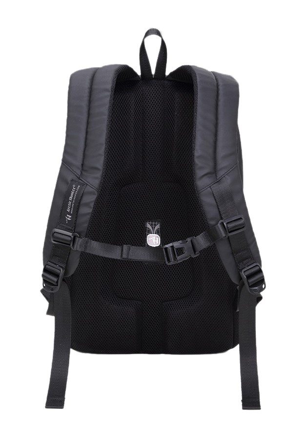 ARCTIC HUNTER τσάντα πλάτης 20005-BK με θήκη laptop, αδιάβροχη, μαύρη 2 αδιάβροχη