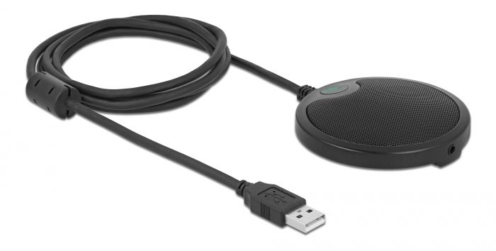 DELOCK μικρόφωνο 20672, πυκνωτικό, omnidirectional, με mute, USB 1 DELOCK μικρόφωνο 20672