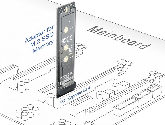 DELOCK Κάρτα Επέκτασης PCI-e σε M.2 Key M 64105, NVMe 4 DELOCK Κάρτα Επέκτασης PCI-e σε M.2 Key M 64105, NVMe - Image 4