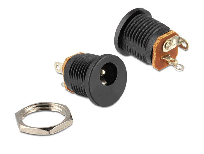 DELOCK Installation socket DC 2.5 x 5.5mm 1 DELOCK Installation socket DC 2.5 x 5.5mm