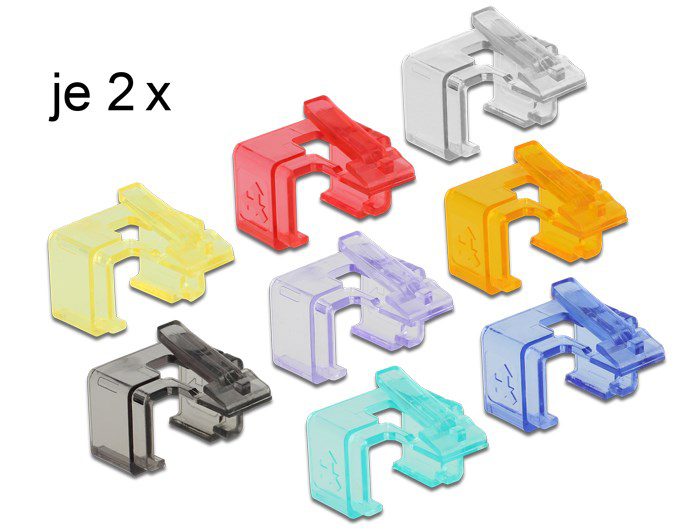 DELOCK RJ45 Repair Clip Starter Set 1 DELOCK RJ45 Repair Clip Starter Set