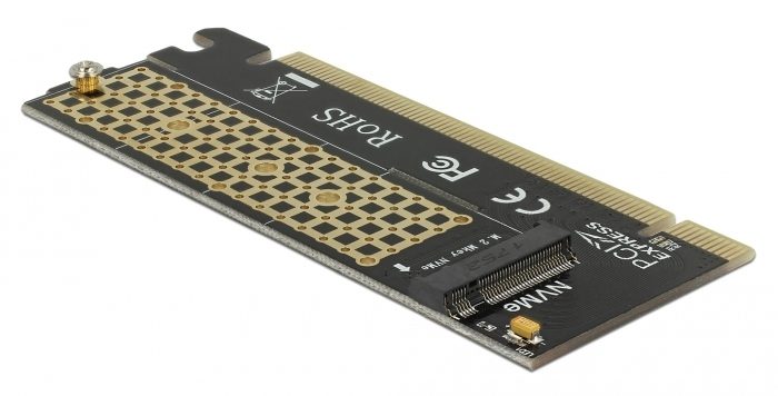 DELOCK Κάρτα Επέκτασης PCI-e x16 σε M.2 Key M 90300, NVMe 1 DELOCK Κάρτα Επέκτασης PCI-e x16 σε M.2 Key M 90300