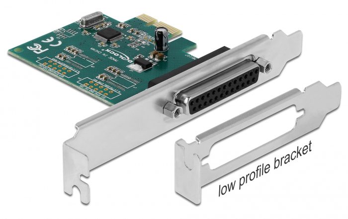 DELOCK PCI Express Card σε 1x Parallel IEEE1284 90412 2 DELOCK PCI Express Card σε 1x Parallel IEEE1284 90412 - Image 2