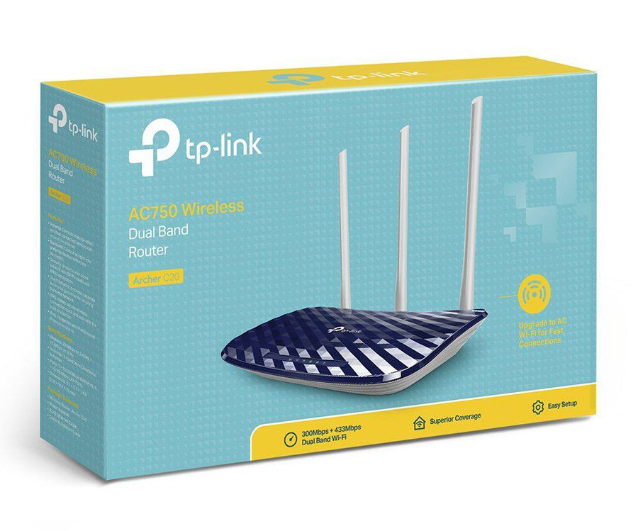 TP-LINK Ασύρματο AC750 Dual Band Router Archer C20, Ver. 4.1 3 TP-LINK Ασύρματο AC750 Dual Band Router Archer C20, Ver. 4.1 - Image 3
