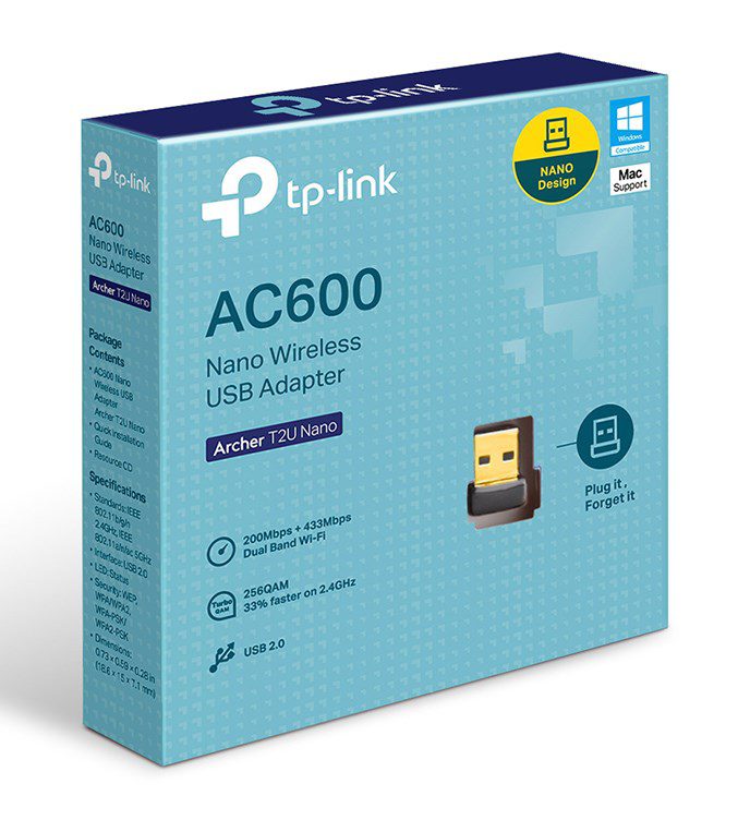 TP-LINK Ασύρματο Nano USB Adapter AC600 ARCHER-T2UNANO, Ver. 1.0 4 TP-LINK Ασύρματο Nano USB Adapter AC600 ARCHER-T2UNANO, Ver. 1.0 - Image 4