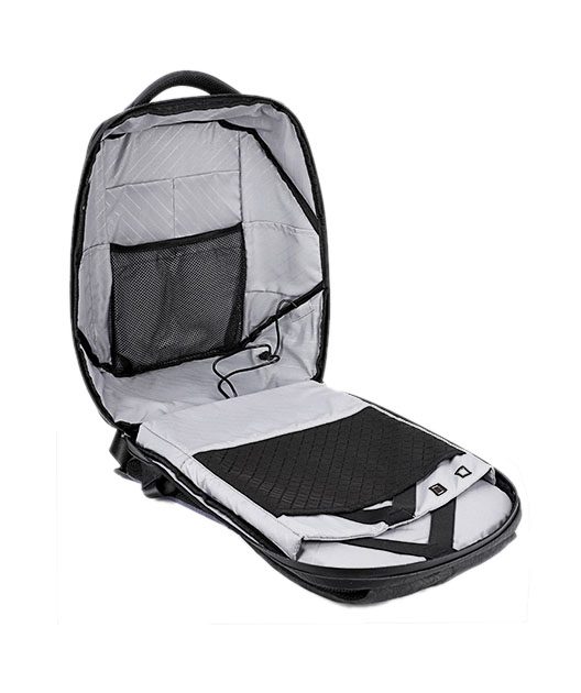 ARCTIC HUNTER τσάντα πλάτης B00193-BK με θήκη laptop, αδιάβροχη, μαύρη 2 αδιάβροχη