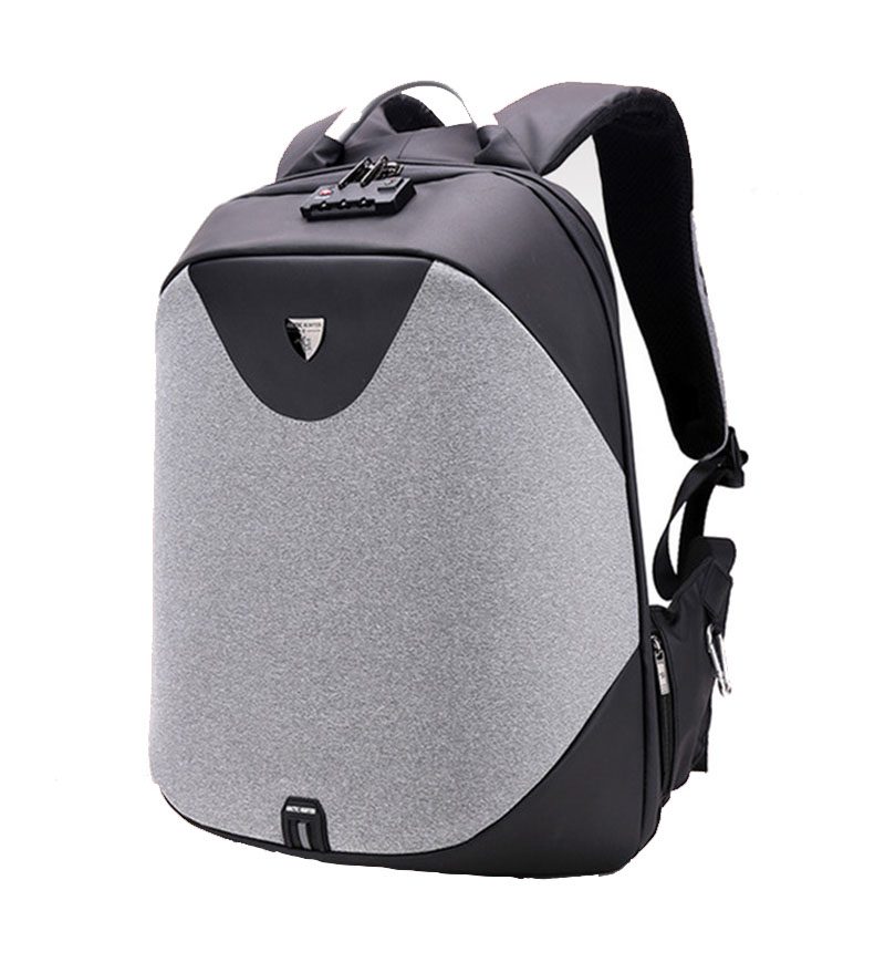 ARCTIC HUNTER τσάντα πλάτης B00208-DG με θήκη laptop, αδιάβροχη, γκρι 1 ARCTIC HUNTER τσάντα πλάτης B00208-DG με θήκη laptop
