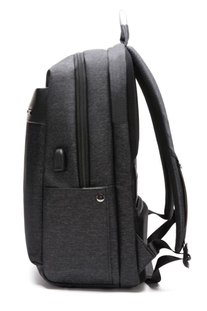 ARCTIC HUNTER τσάντα πλάτης B00218-BK με θήκη laptop, αδιάβροχη, μαύρη 2 αδιάβροχη