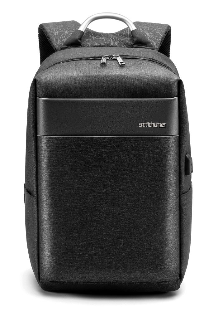 ARCTIC HUNTER τσάντα πλάτης B00218-BK με θήκη laptop, αδιάβροχη, μαύρη 1 ARCTIC HUNTER τσάντα πλάτης B00218-BK με θήκη laptop