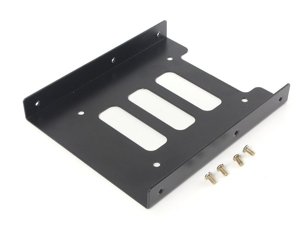 POWERTECH Tray Μετατροπής από 3.5" σε 2.5", μεταλλικό, μαύρο 1 POWERTECH Tray Μετατροπής από 3.5" σε 2.5"