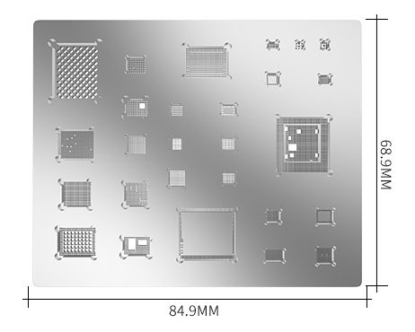 BEST Reballing stencil BST-A10, για iphone 7/7 Plus 3 BEST Reballing stencil BST-A10, για iphone 7/7 Plus - Image 3