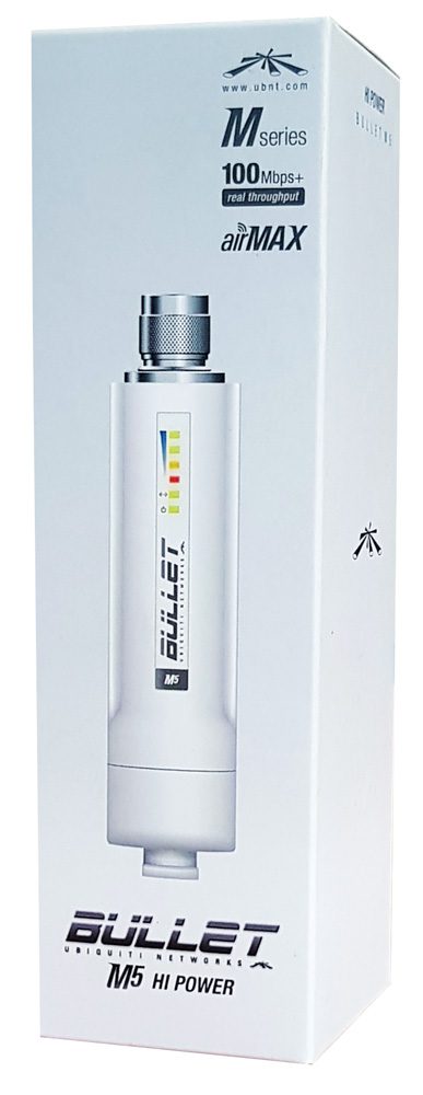 UBIQUITI BulletM5-HP 5GHz Outdoor High Power 802.11a/n AirMax AP-CPE 2 UBIQUITI BulletM5-HP 5GHz Outdoor High Power 802.11a/n AirMax AP-CPE - Image 2