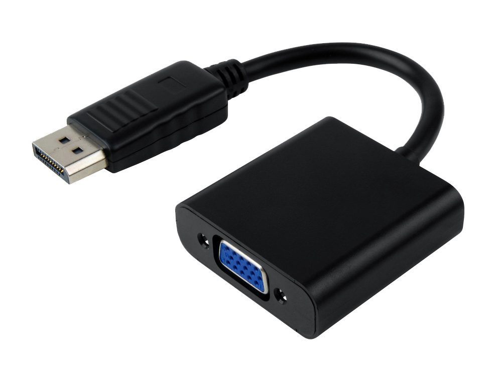 POWERTECH Μετατροπέας DisplayPort 20pin σε VGA 15pin, 0.20, Black 1 POWERTECH Μετατροπέας DisplayPort 20pin σε VGA 15pin