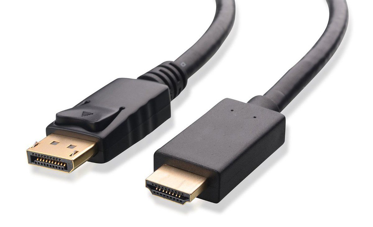 POWERTECH καλώδιο DisplayPort 1.2v(M) σε HDMI 1.4v(M), PTN3361, CCS, 5m 1 POWERTECH καλώδιο DisplayPort 1.2v(M) σε HDMI 1.4v(M)