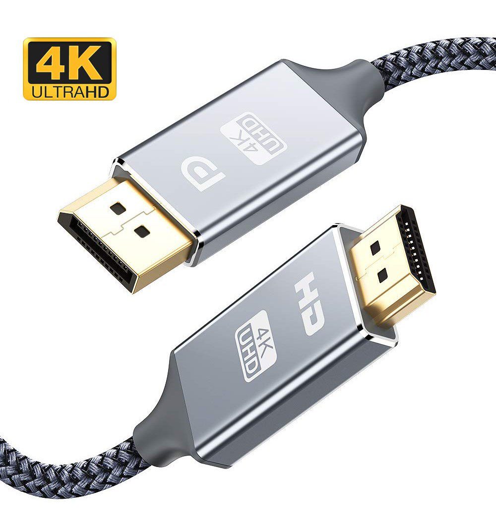 POWERTECH καλώδιο DisplayPort (M) σε HDMI(M), 4K, PS8402A, copper, 3m 1 POWERTECH καλώδιο DisplayPort (M) σε HDMI(M)