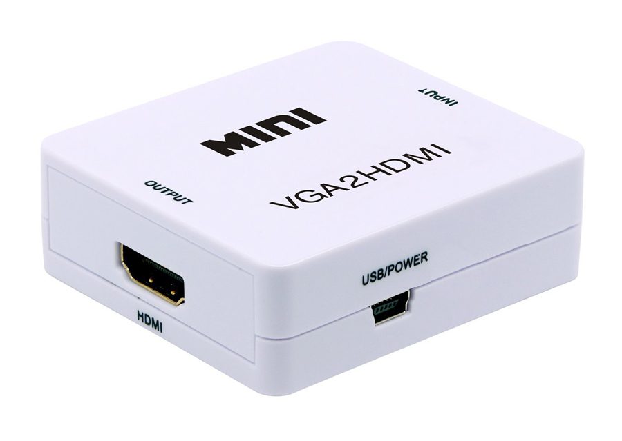 POWERTECH Video Converter VGA & 3.5mm Audio σε HDMI CAB-H107, Full HD 2 Full HD