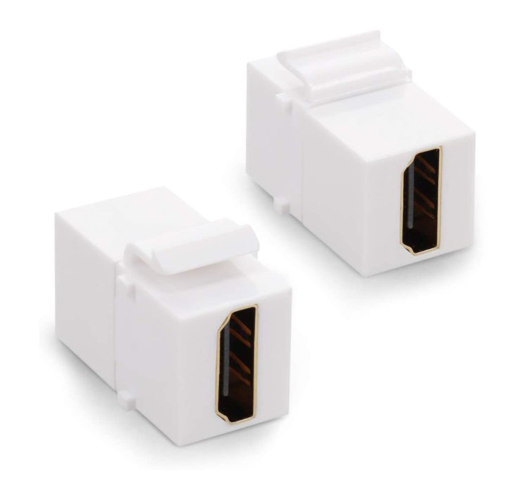 POWERTECH HDMI adapter CAB-N153 για patch panel, λευκό 1 POWERTECH HDMI adapter CAB-N153 για patch panel