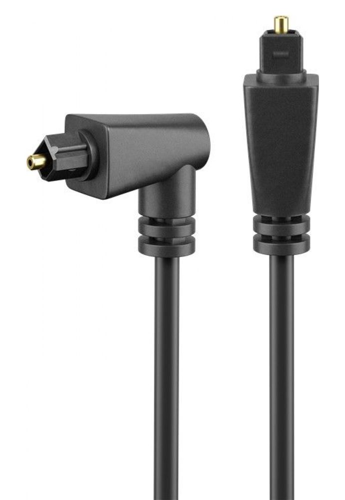 POWERTECH καλώδιο Toshlink CAB-O011 male σε 90° male 4mm, PMMA, 2m 1 POWERTECH καλώδιο Toshlink CAB-O011 male σε 90° male 4mm