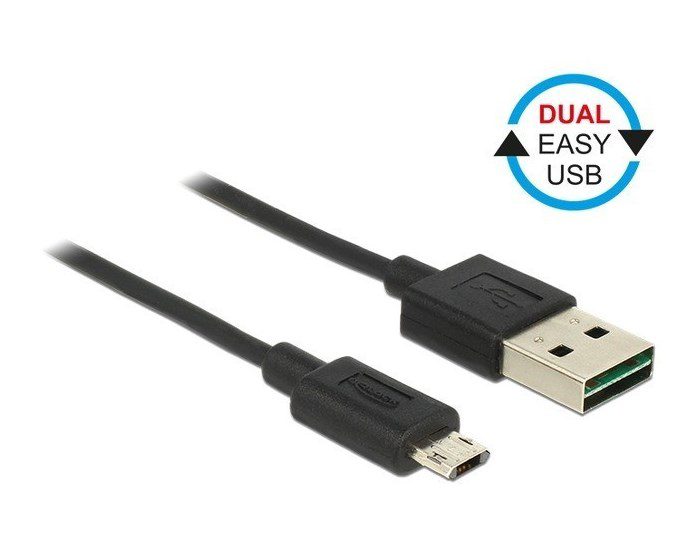 POWERTECH καλώδιο USB 2.0 σε USB Micro, Easy USB, 3m, Black 1 POWERTECH καλώδιο USB 2.0 σε USB Micro