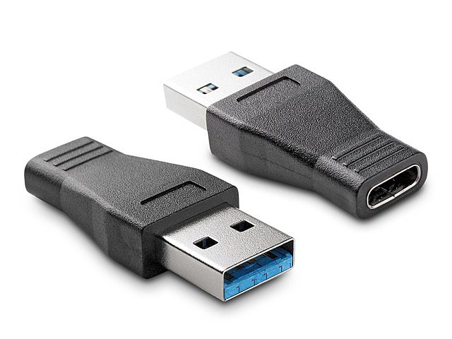 POWERTECH Adapter USB 3.0 σε Type-C female, μαύρο 1 POWERTECH Adapter USB 3.0 σε Type-C female
