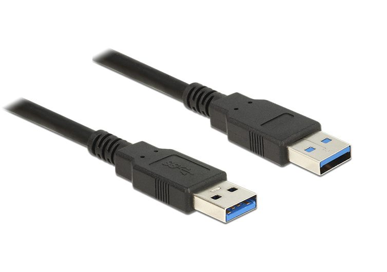 POWERTECH Καλώδιο USB 3.0 (A) σε USB 3.0 (A), 1.5m, μαύρο 1 POWERTECH Καλώδιο USB 3.0 (A) σε USB 3.0 (A)