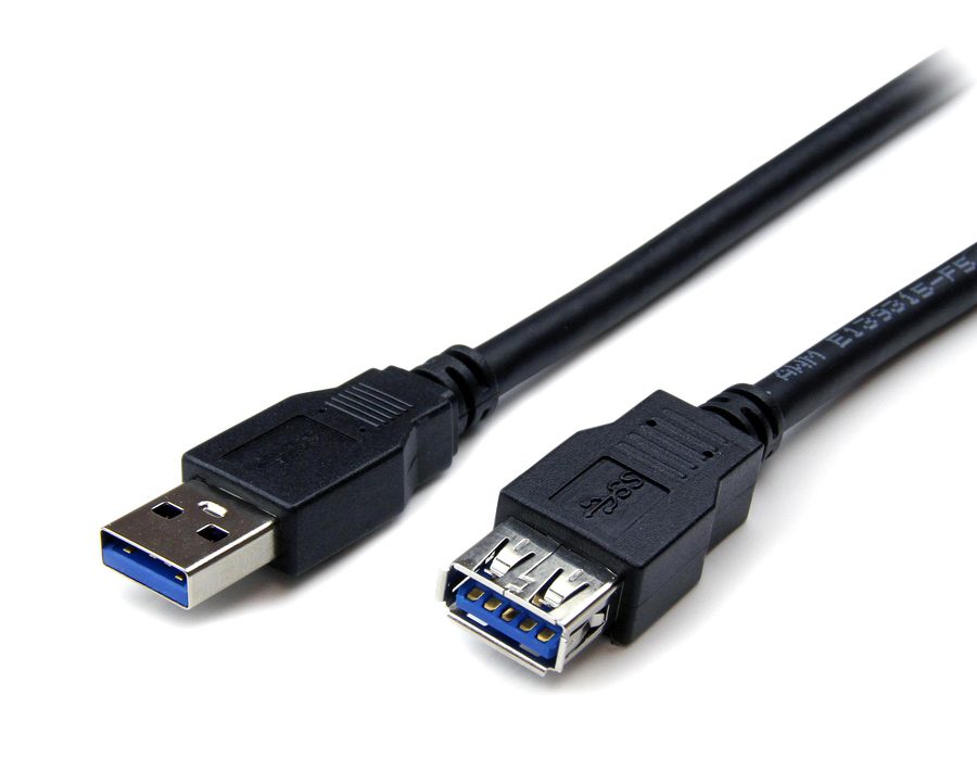 POWERTECH καλώδιο USB 3.0 σε USB female CAB-U123, copper, 1.5m, μαύρο 1 POWERTECH καλώδιο USB 3.0 σε USB female CAB-U123