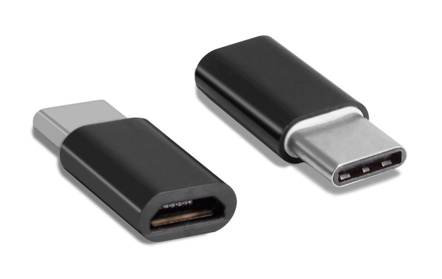 POWERTECH Adapter USB Type-C σε Micro USB CAB-UC019, μαύρο 1 POWERTECH Adapter USB Type-C σε Micro USB CAB-UC019