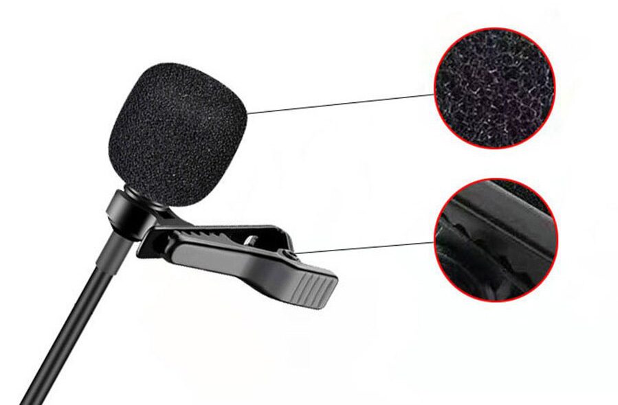 POWERTECH μικρόφωνο CAB-UC048 με ενσωματωμένο clip-on, USB Type-C, μαύρο 3 μαύρο