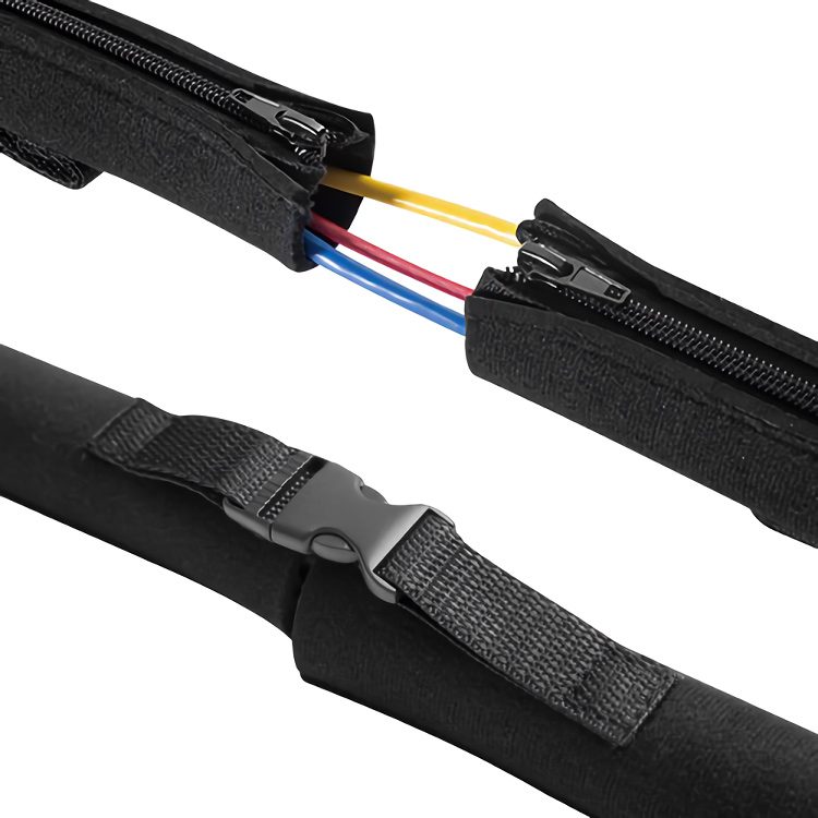 BRATECK Δεματικό Καλωδίων τύπου Flex Wrap CC15-1, με φερμουάρ, 100x10cm 3 100x10cm