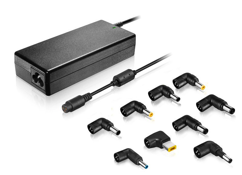 CTECH Notebook Charger CP-0002, Universal, 9 Adaptors, 90W 2 Universal