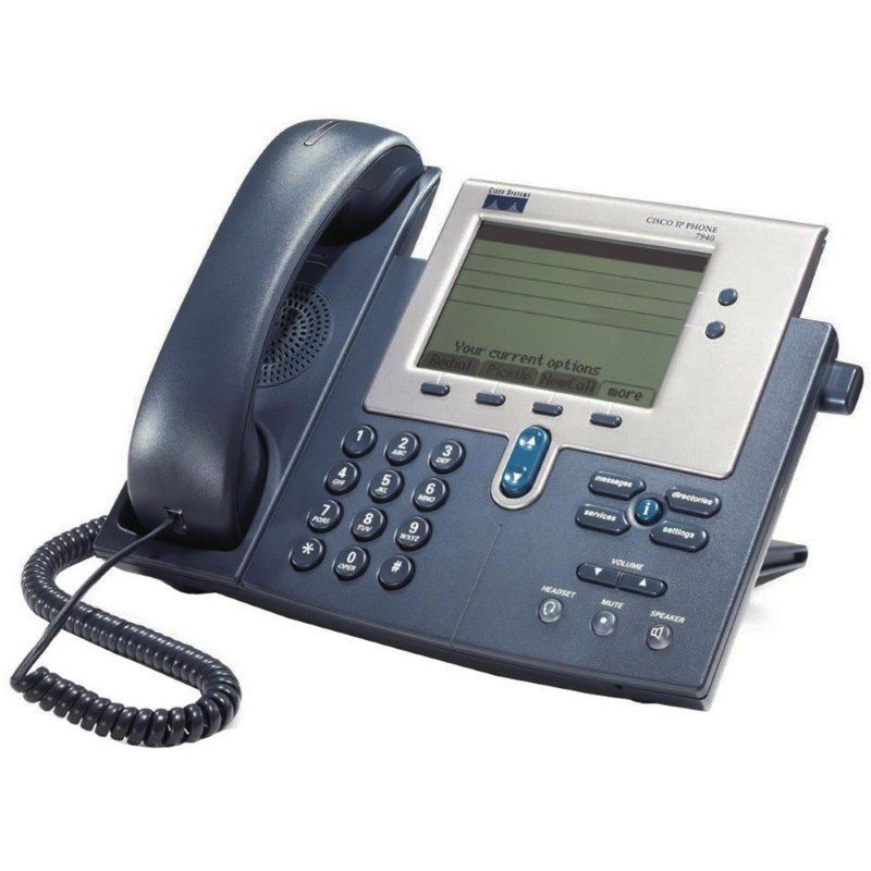 CISCO used IP Phone CP-7940G, Dark Gray 1 CISCO used IP Phone CP-7940G
