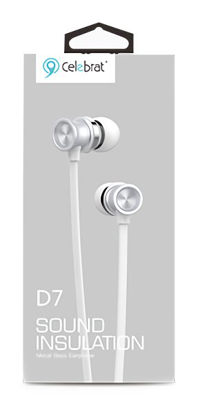 YISON earphones με μικρόφωνο D7, λευκό 3 YISON earphones με μικρόφωνο D7, λευκό - Image 3