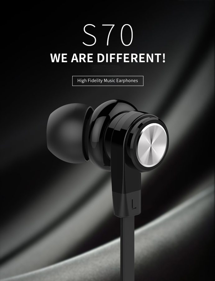 CELEBRAT earphones με μικρόφωνο D9, 10mm, 1.2m, μαύρα 2 10mm