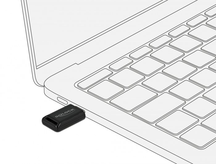 DELOCK Adapter USB Type-C 61003, Bluetooth 4.0 + EDR, μαύρο 2 Bluetooth 4.0 + EDR