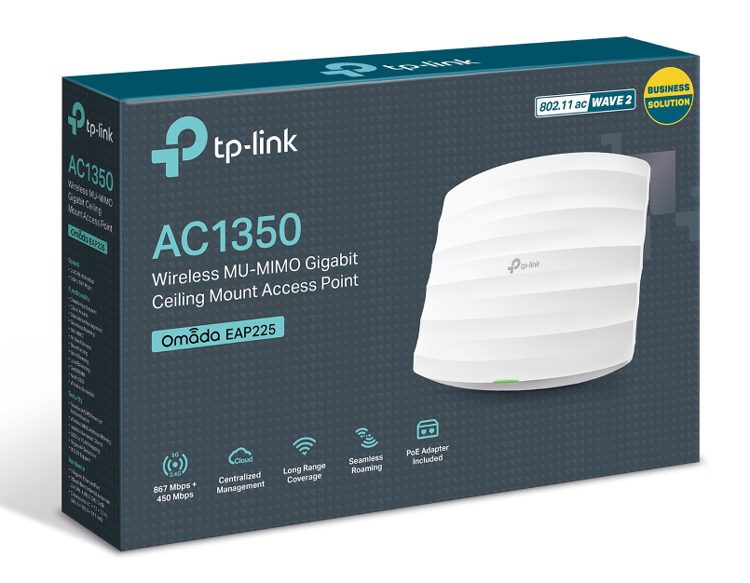 TP-LINK ασύρματο access point EAP225, AC1350, Ceiling Mount, Ver. 3.0 5 TP-LINK ασύρματο access point EAP225, AC1350, Ceiling Mount, Ver. 3.0 - Image 5