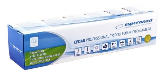 ESPERANZA Τρίποδο stand φωτογράφισης Cedar EF108, για κάμερα 5 ESPERANZA Τρίποδο stand φωτογράφισης Cedar EF108, για κάμερα - Image 5