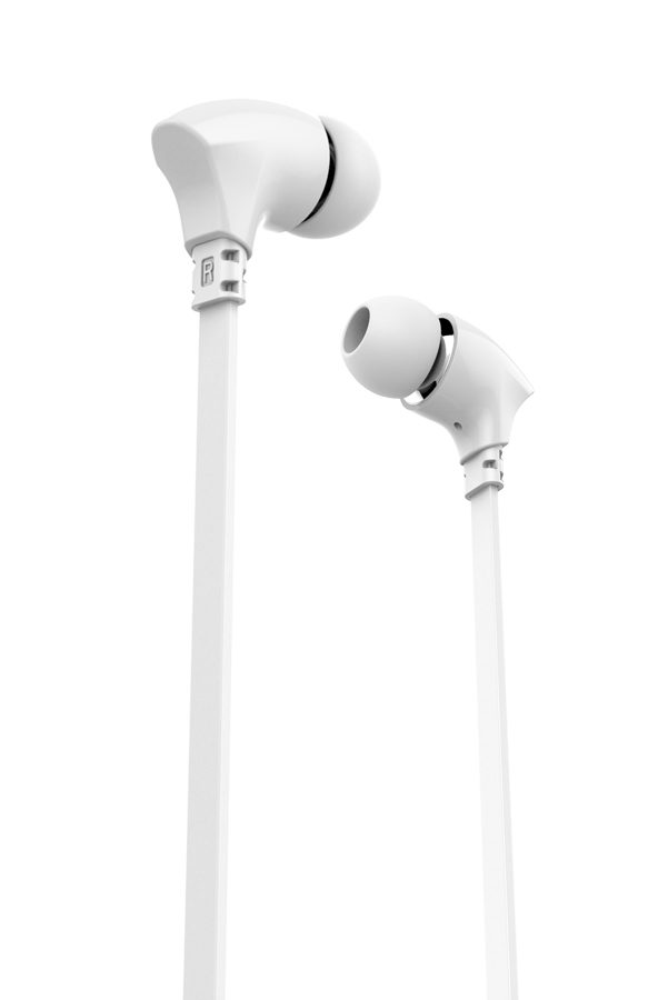 CELEBRAT Earphones με μικρόφωνο G3, on/off, 10mm, 1.2m, λευκά 2 on/off