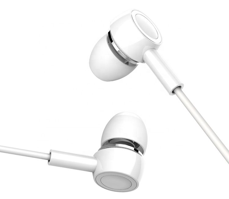 USAMS earphones με μικρόφωνο EP-12, 10mm, 1.2m, λευκά 2 10mm