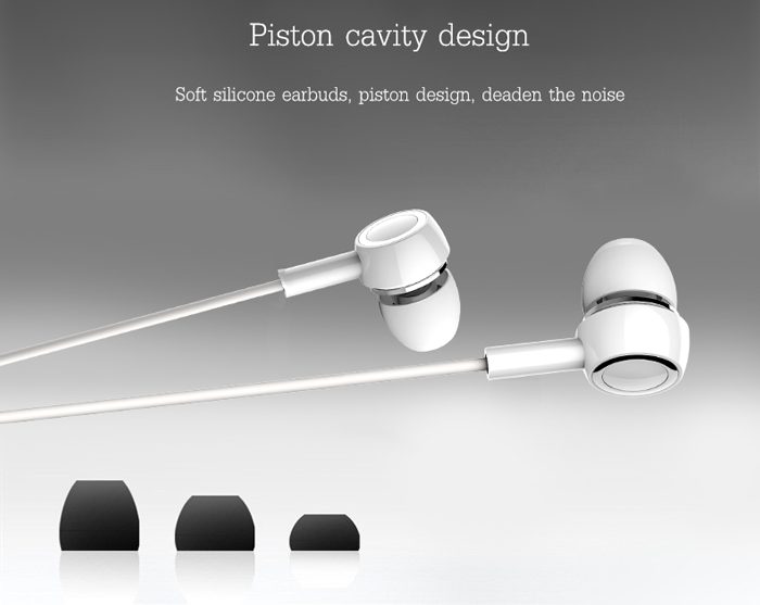 USAMS earphones με μικρόφωνο EP-12, 10mm, 1.2m, λευκά 5 USAMS earphones με μικρόφωνο EP-12, 10mm, 1.2m, λευκά - Image 5