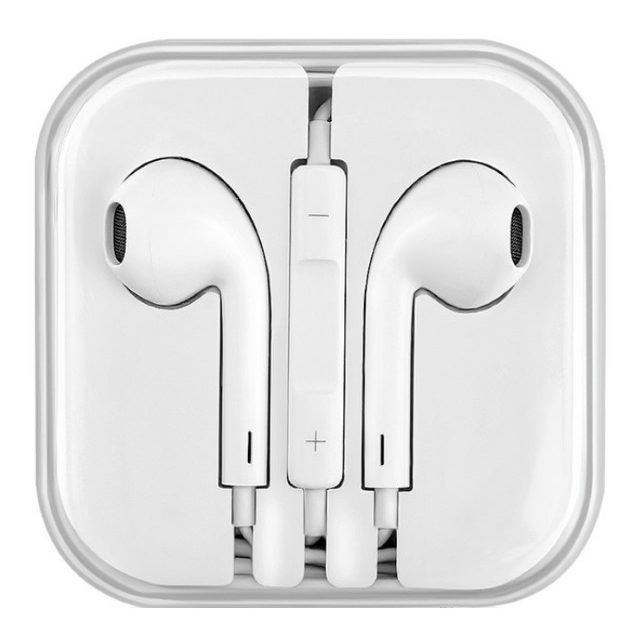 USAMS earphones με μικρόφωνο EP-22, 3.5mm, 14mm, 1.2m, λευκά 2 3.5mm