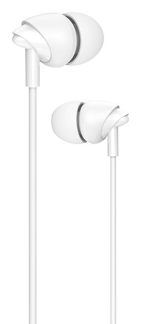 USAMS earphones με μικρόφωνο EP-39, 10mm, 1.2m, λευκά 1 USAMS earphones με μικρόφωνο EP-39