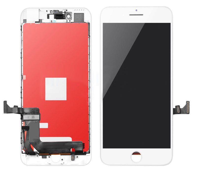 TW INCELL LCD για iPhone 8 Plus, camera-sensor ring, earmesh, λευκή 1 TW INCELL LCD για iPhone 8 Plus