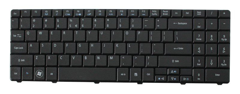 Πληκτρολόγιο για Acer Aspire 5734Z-4725, US, Black 3 Black