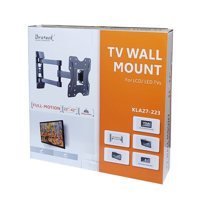 BRATECK Επιτοίχια Βάση Διπλού Βραχίονα KLA27-223 για Monitor 23-42" 30kg 6 BRATECK Επιτοίχια Βάση Διπλού Βραχίονα KLA27-223 για Monitor 23-42" 30kg - Image 6