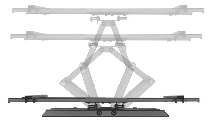 BRATECK επιτοίχια βάση LPA61-466 για οθόνη 37-80", full-motion, 60kg 3 60kg