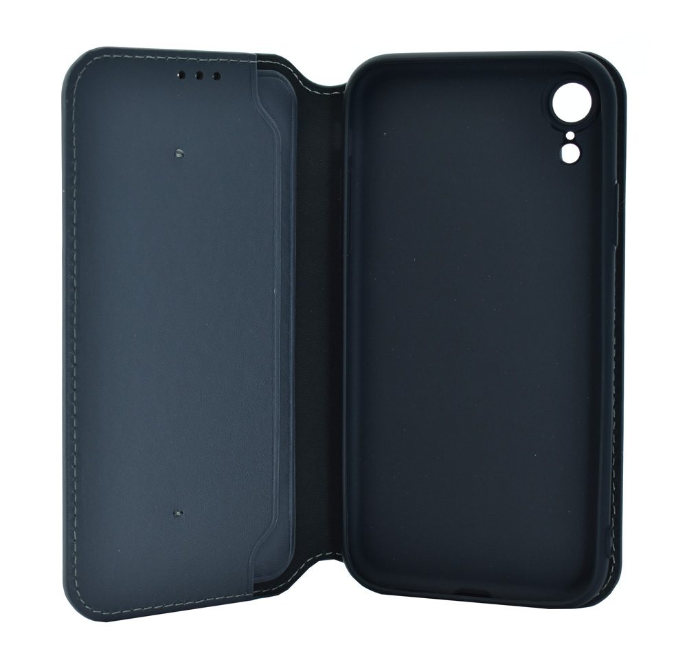 POWERTECH Θήκη Slim Leather για iPhone XR, γκρι 3 POWERTECH Θήκη Slim Leather για iPhone XR, γκρι - Image 3