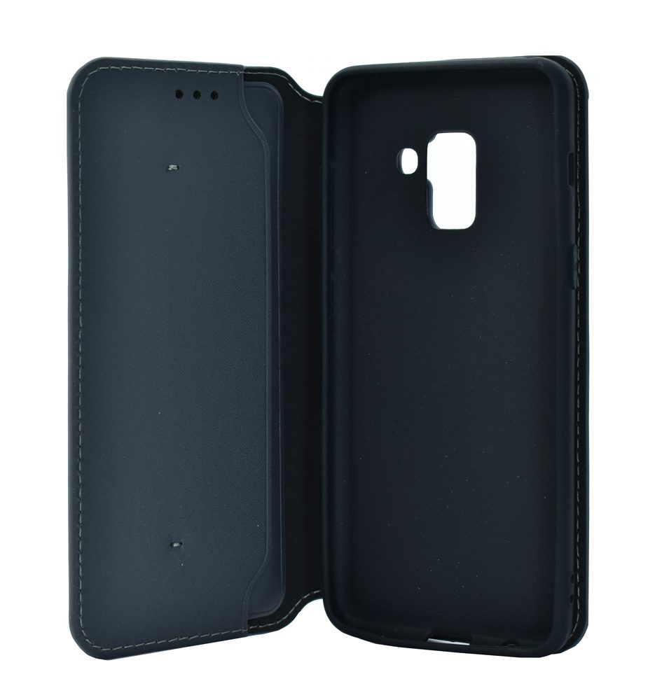 POWERTECH Θήκη Slim Leather για Samsung A5 2018, γκρι 3 POWERTECH Θήκη Slim Leather για Samsung A5 2018, γκρι - Image 3