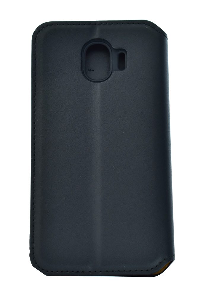 POWERTECH Θήκη Slim Leather για Samsung J4 2018, μαύρη 2 μαύρη