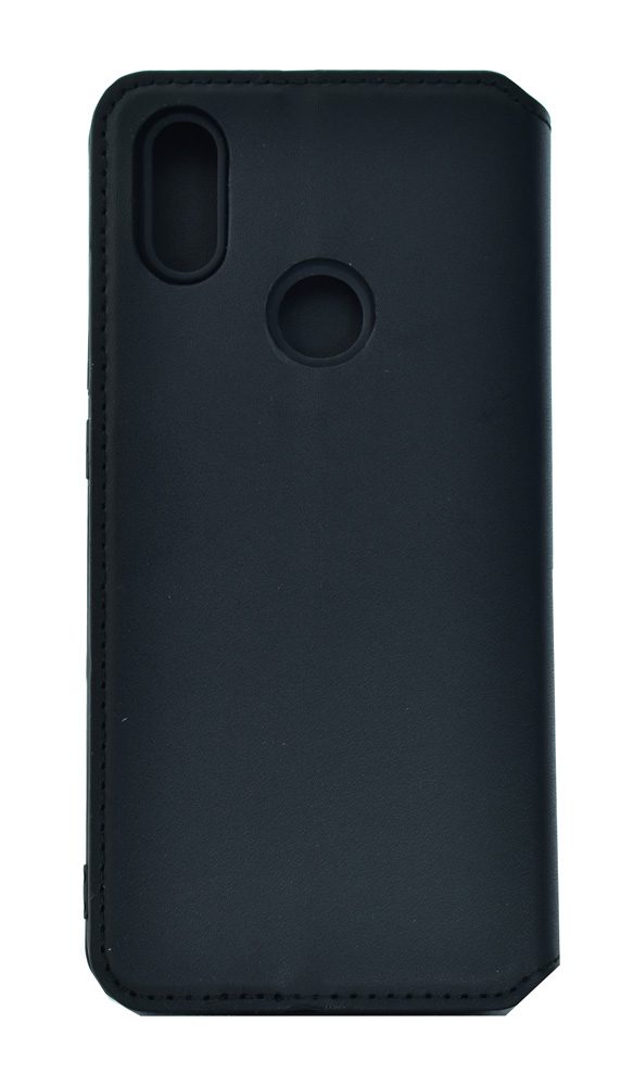 POWERTECH Θήκη Slim Leather για Xiaomi Mi A2, μαύρη 2 μαύρη